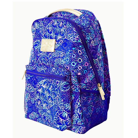 Nwt Lilly Pulitzer Bahia Backpack Lapis 